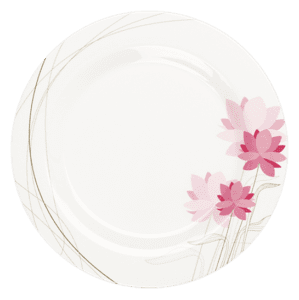 Pink Flora 10" Dinner Plate