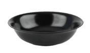 Plain Black 9" Serving Bowl