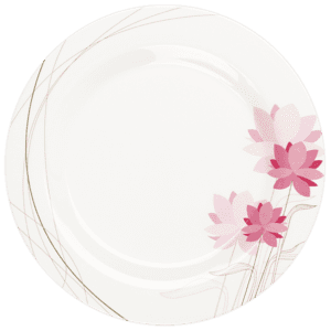 Pink Flora 11" Dinner Plate