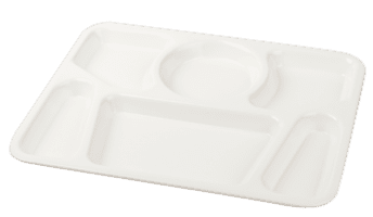Plain Ivory 13" x 10" Lunch Tray