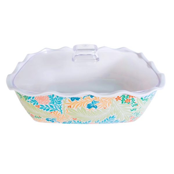 Akira Rectangular Casserole With Clear Cover