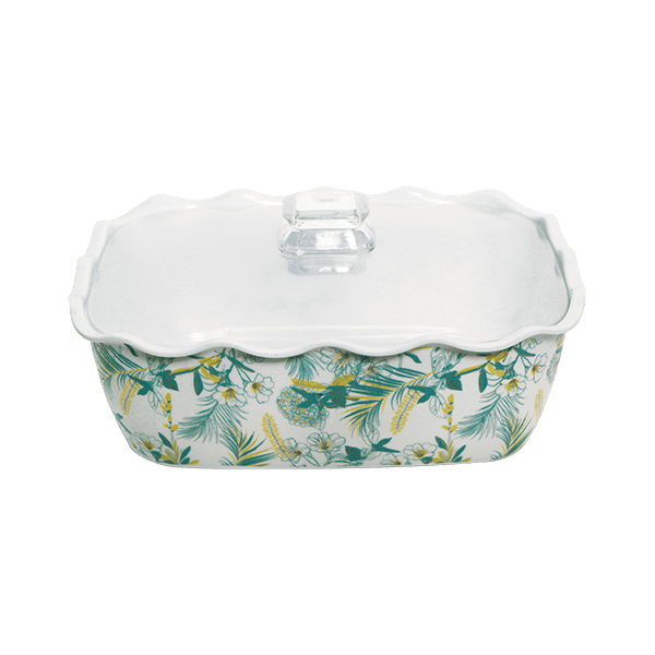 Leigh Rectangular Casserole with Clear Cover