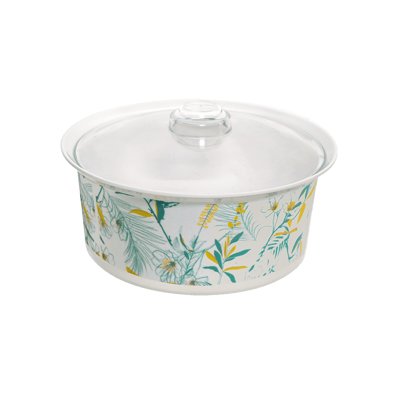 Leigh Round Casserole with Clear Cover