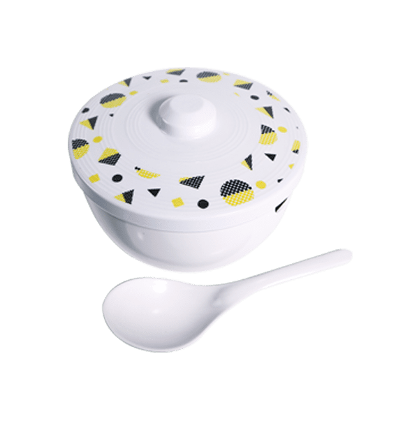 Frisha Rice Bowl with Cover & Spoon