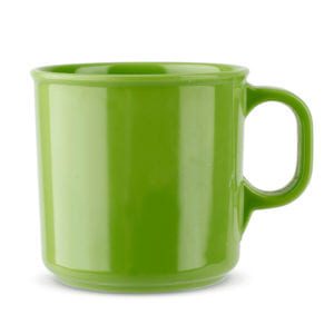 Plain Lime Green 375ml Coffee Mug