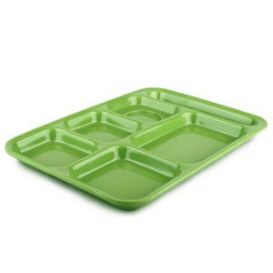 Plain Lime Green 14" x 10" Lunch Tray