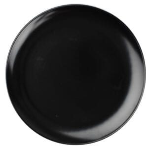 Plain Black 10" Dinner Plate