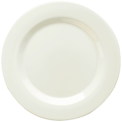 Plain Ivory 10" Dinner Plate