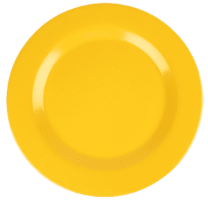 Plain Yellow 10" Dinner Plate