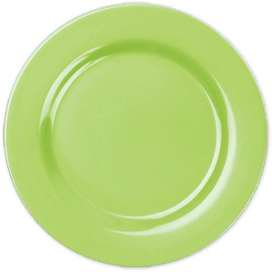 Plain Lime Green 10" Dinner Plate