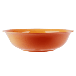 Plain Orange 10" Serving Bowl