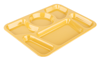 Plain Yellow 13" Lunch Tray