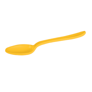 Plain Yellow 7" Melamine Spoon