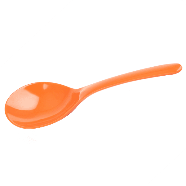 Plain Orange 8" Serving Spoon