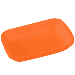 Plain Orange 4" Sauce Dish