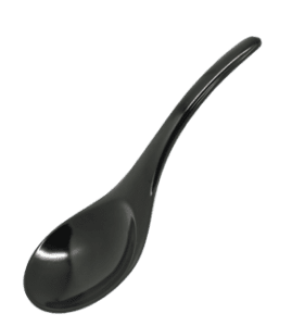 Plain Black 10" Serving Spoon