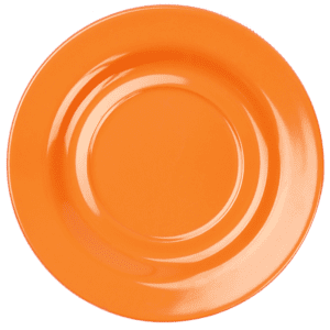 Plain Orange 6" Sauce Dish