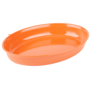 Plain Orange 13" Oval Baker