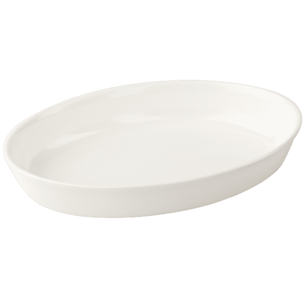 Plain Ivory 13" Oval Baker
