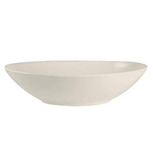 Plain Ivory 9" Deep Oval Bowl