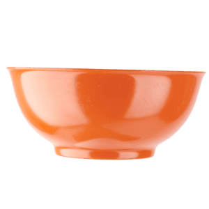 Plain Orange 3" Soup Bowl