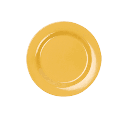 Plain Yellow 6" Bread and Butter Plate