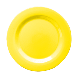 Plain Yellow 7" Dessert Plate