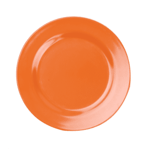 Plain Orange 7" Dessert Plate