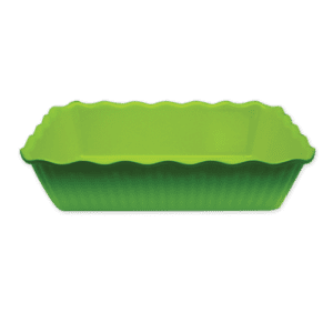 Plain Lime Green 13" x 10" Crocks Rectangular Server