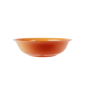Plain Orange 7" Serving Bowl