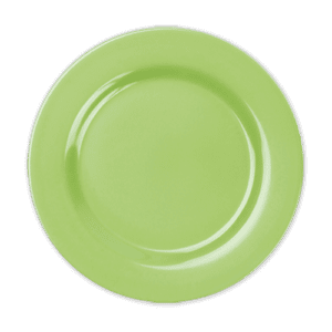 Plain Lime Green 8" Bread Plate