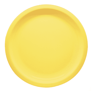 Plain Yellow 9" Dinner Plate