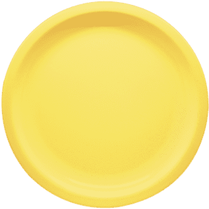 Plain Yellow 10" Dinner Plate