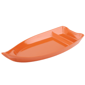 Plain Orange 10" Yacht Plate