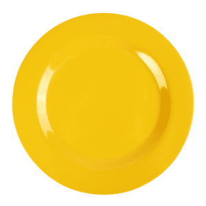 Plain Yellow 9" Fish Plate
