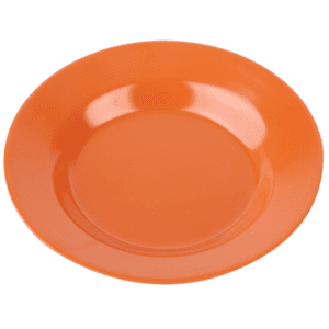 Plain Orange 9" Salad Plate