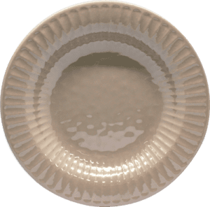 Roulette French Gray 9" Classic Round Deep Plate
