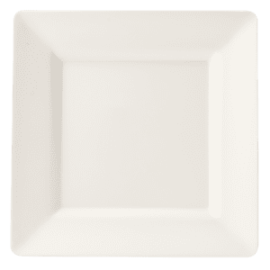Plain Ivory 9" Square Plate