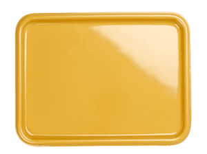 Plain Yellow 12" x 9" Serving Tray