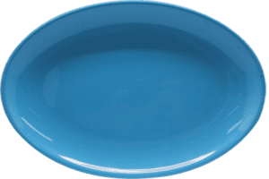 Chroma Sky Blue 12" Oval Platter