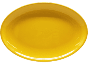 Chroma Canary Yellow 12" Oval Platter