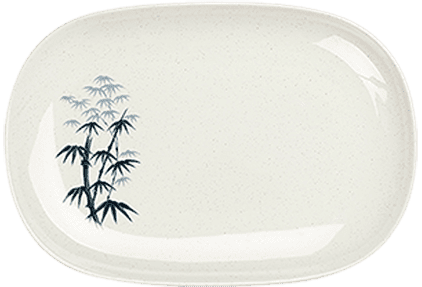 Bamboo 13" Rectangular Plate