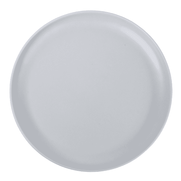 9.5" TWO TONE DINNER PLATE--SEAL GRAY