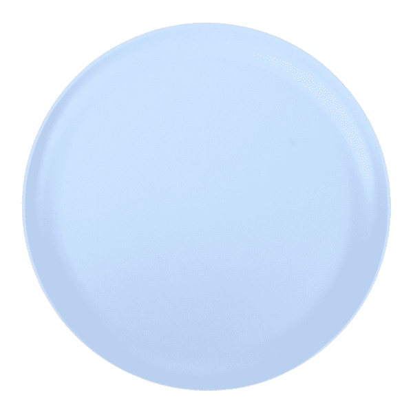 9.5" TWO TONE DINNER PLATE-STONE BLUE
