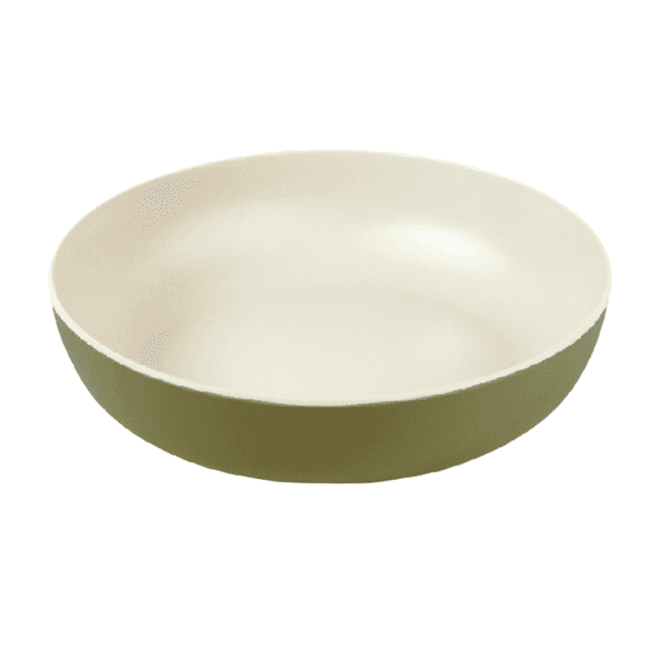 8" TWO TONE BOWL--MATCHA GREEN
