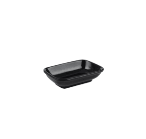 Plain Black 4" Sauce Dish