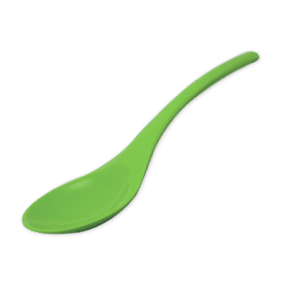 Plain Lime Green 10" Serving Spoon