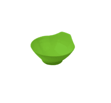 Plain Lime Green 4" Soup Bowl with Handle