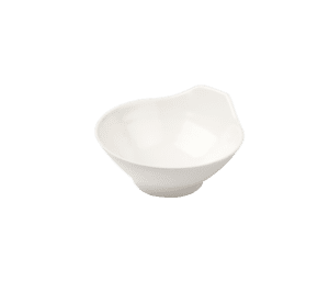 Plain Ivory 4" Soup Bowl with Handle