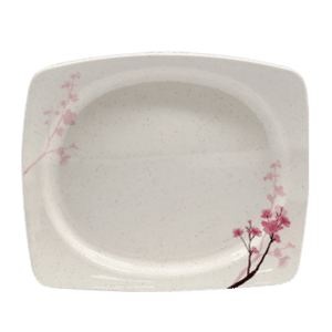 Cherry Blossom 10" Rectangular Plate
